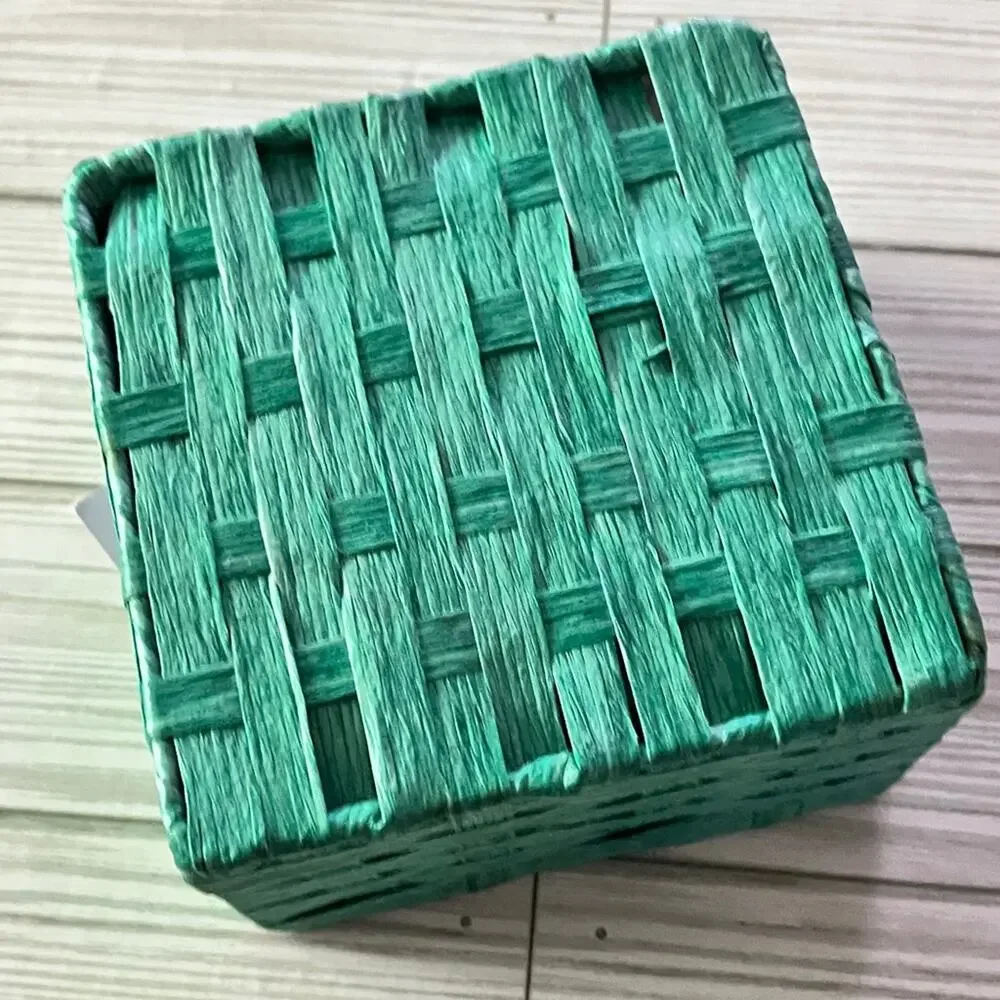 Colorful Rolled Wash Cloths in Basket